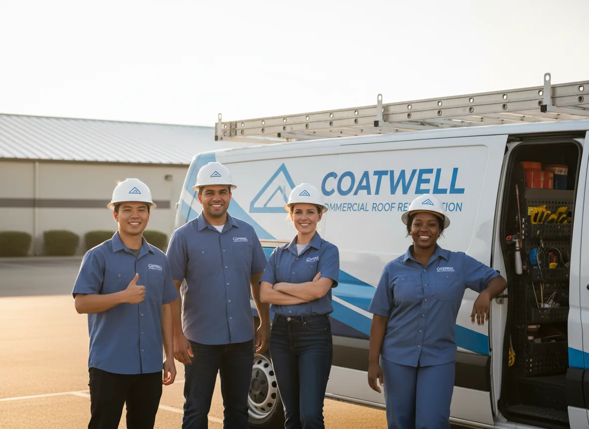 Commercial roof coating company in Columbus, NJ